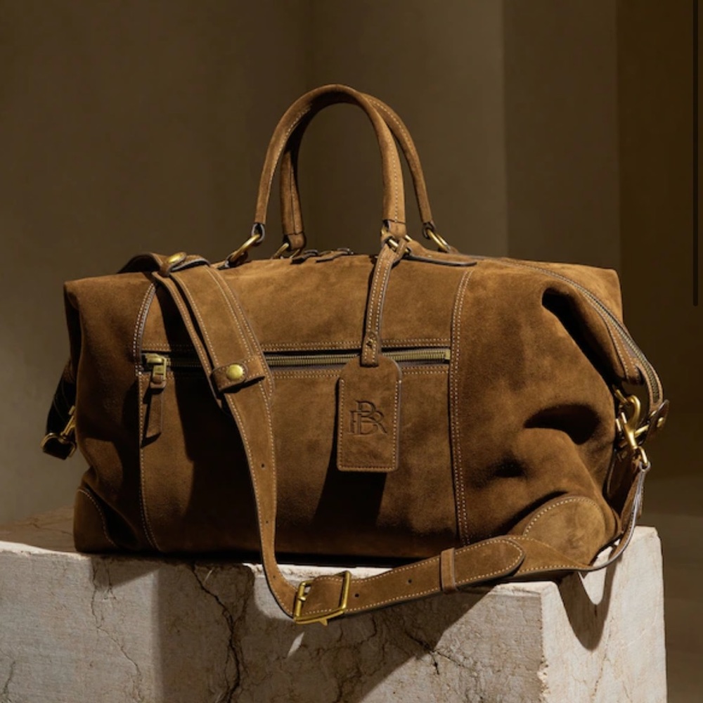 Banana Republic Archer Suede Weekender Bag
